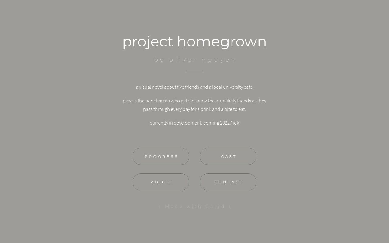 Carrd profile picture for @homegrown